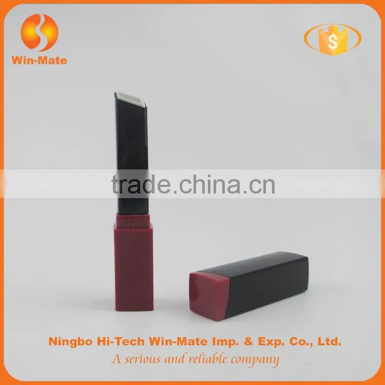 Hot sale cosmetic packaging colorful clear lipstick tube