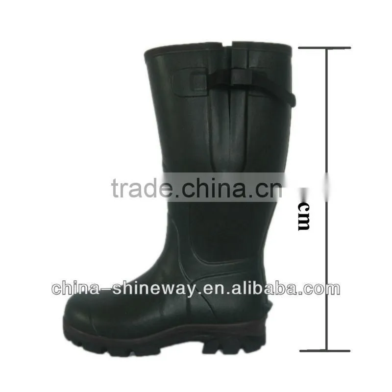 Mens heavy duty rubber hunting boots