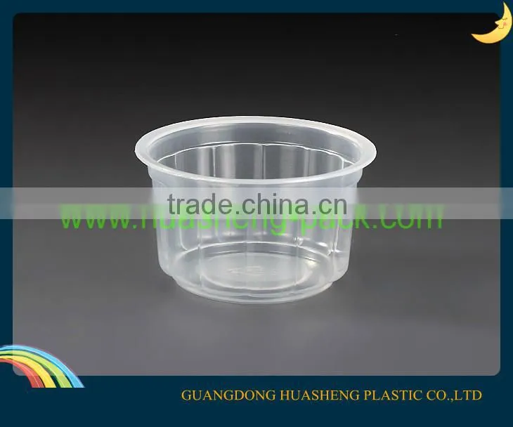 100ml PP disposable plastic costum flower jelly saucer cups