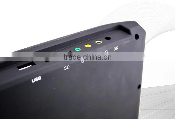 AC New arrived headrest Monitor 9 inch motorized slide shield touch screen dvd headrest monitor