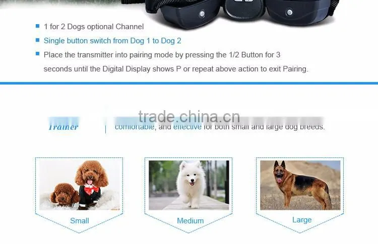 LoreWin PTS-008 Stop Dog Barking Solutions Anti Dog Barking Collar