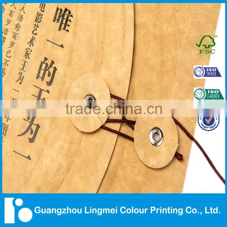 Softcover catalogue printing with kraft paper dust jacket