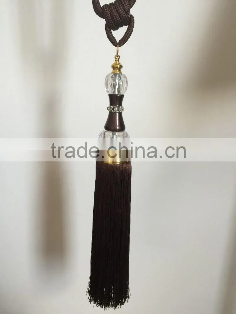 wholesaler china supplier curtain polyester tassel tiebacks