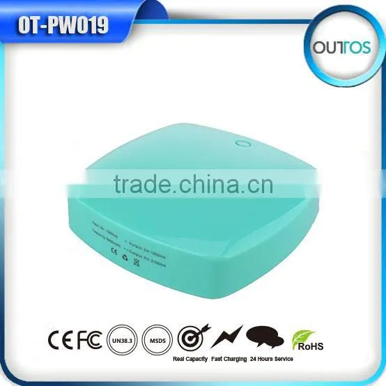 Wholesale high capacity dual usb power bank 8400mah for smartphone