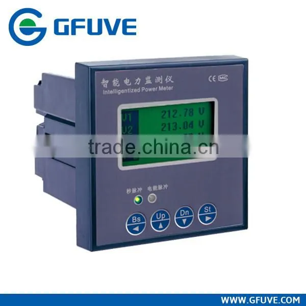 Multifunction electric digital power meter with data logger