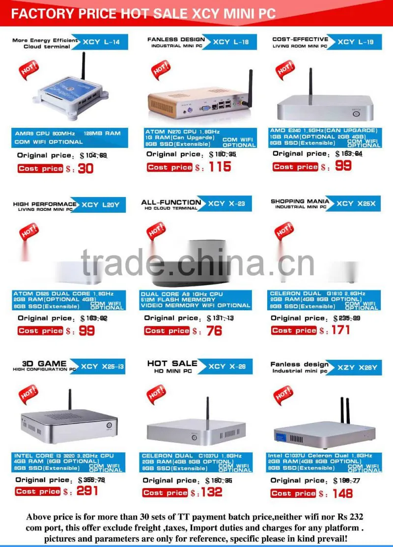 XCY L-19 htpc case itx PC casing case desktop atx support RJ-45 port/microphone/earphone