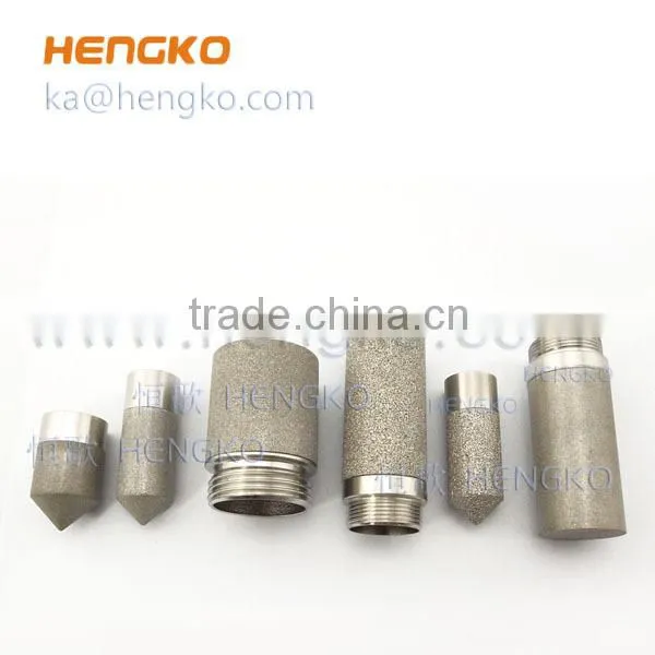 Microns Porous sintered stainless steel filter elements