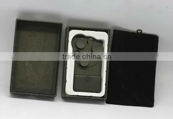 180 Degree lens, Wide-angle, 2X telephoto lens Fisheye Lens for digital 3 in 1 case phone case