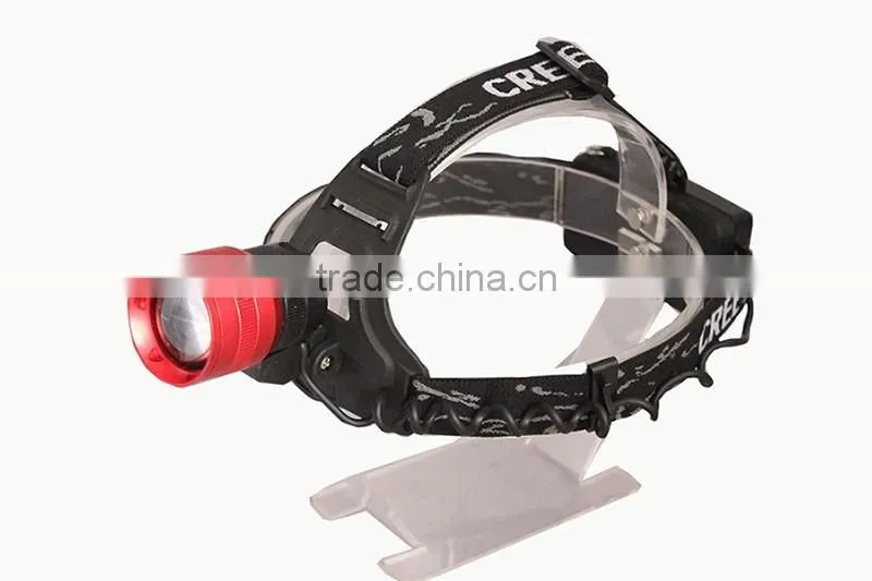 aluminum zoom function LED headlight headlamp