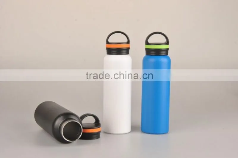 Vacuum-insulated stainless steel thermal bottle