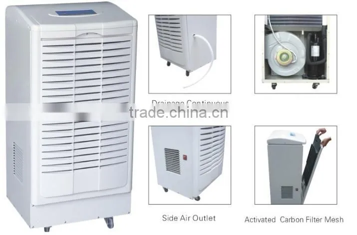 90L per day capacity with CE and new design handle dehumidificator