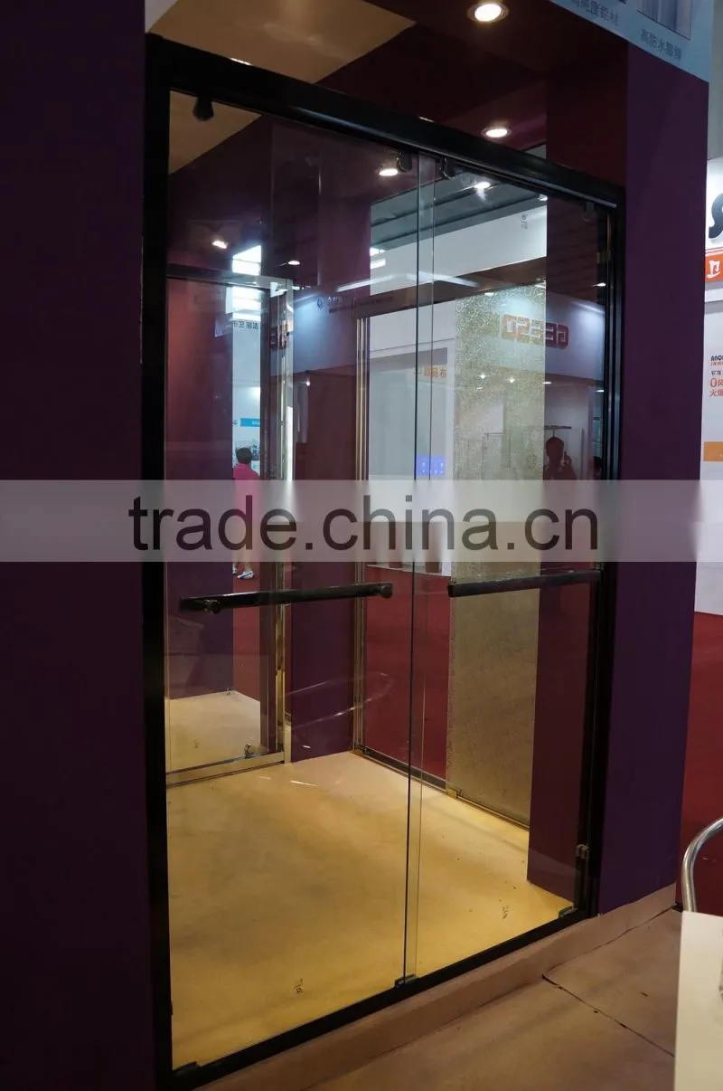 Cheap Only Black Frame Fiberglass Sliding Shower Door Prices (KD6018)