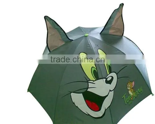 Cheap cartoon tom and jerry umbrella with ear