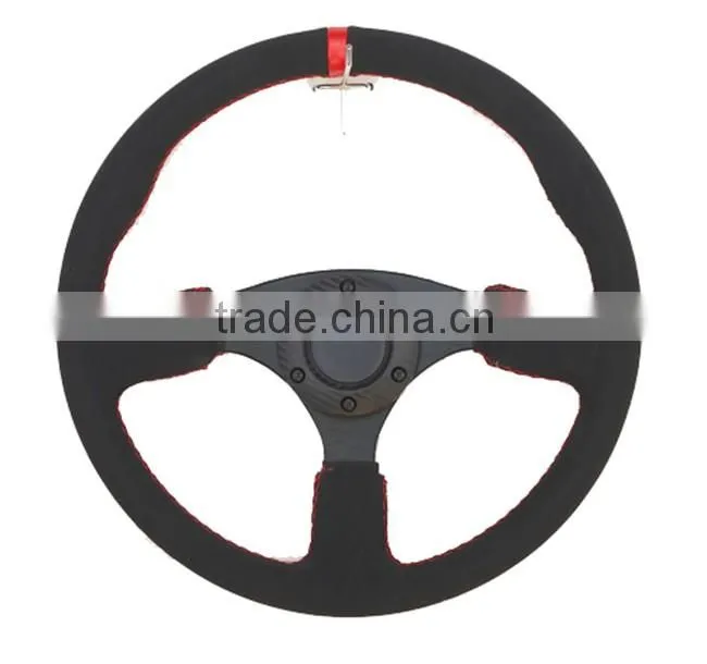 Racing leather steering wheel