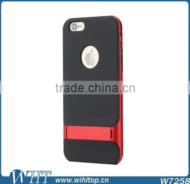 Shockproof Hard Bumper Soft TPU Hybrid Stand Case for iPhone 6