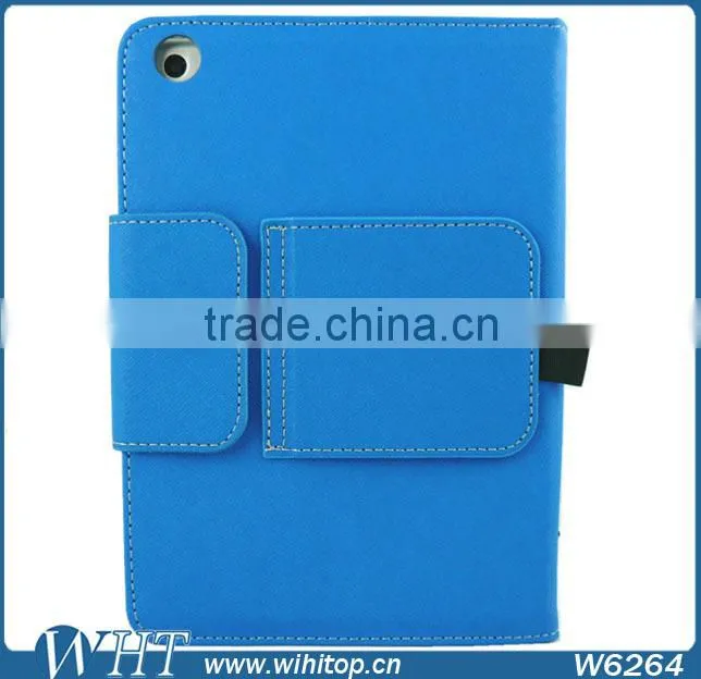 Hot Selling Detachable Ultra Thin Wireless Bluetooth Keyboard Leather Case For iPad Mini, For iPad Mini Case With Keyboard