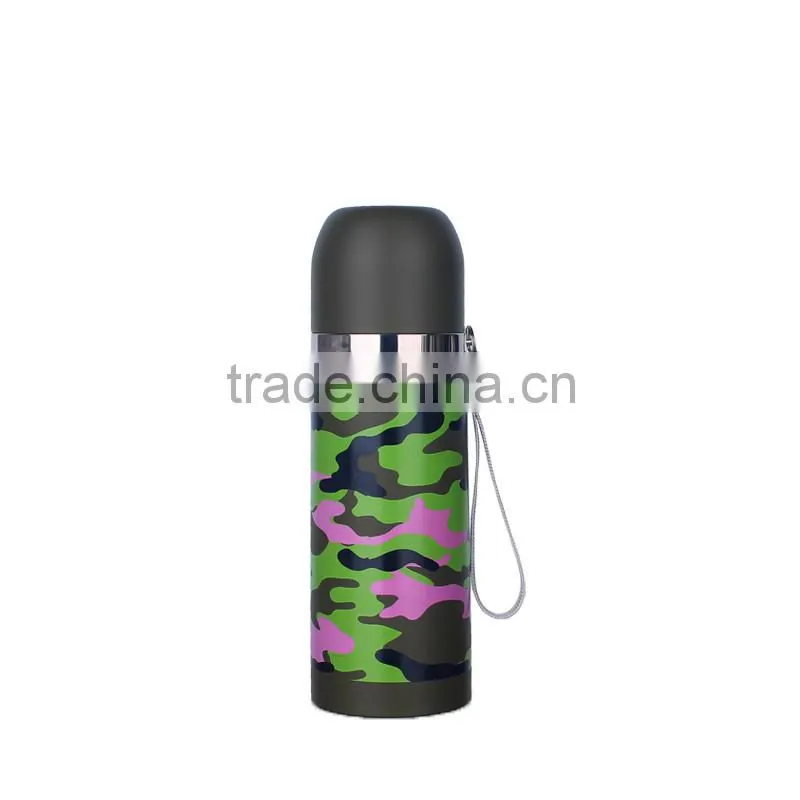 Colorful bullet shape stainless steel water vacuum flask thermos mug 350ML/500ML