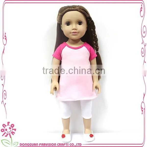hot sale 18 inch big girl plastic doll for girls