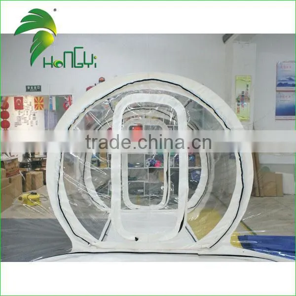 2015 High quality low price transparent inflatable tent