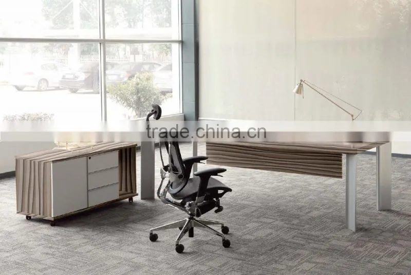 hot sale metal legs office table & new design melamine material office desk HX-NT3122
