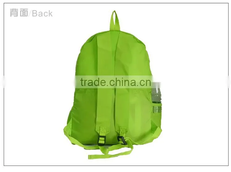 Polyester outdoor sport backpack,professional fashion sports backpack,lightweigh travel folding backpack