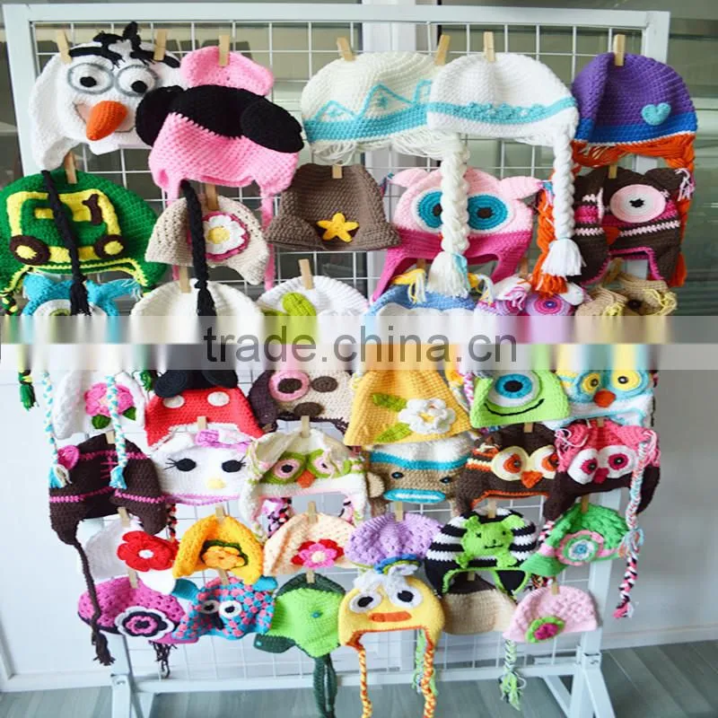 knitting children's winter hats knitted monkey crochet hats for babies
