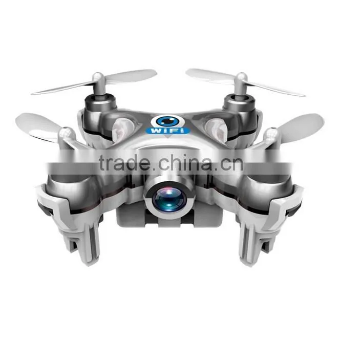 2.4G RC Mini 4CH HD camera WIFI drone smallest quadcopter drone