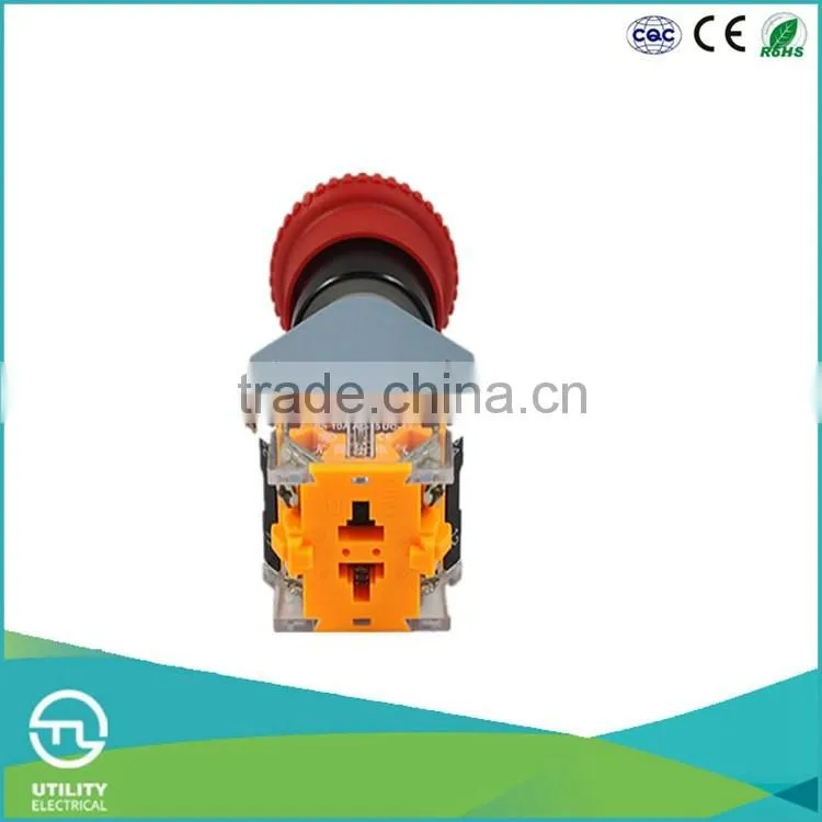 UTL New Hot Products Press To Lock Twist Mushroom Waterproof Push Button Switch