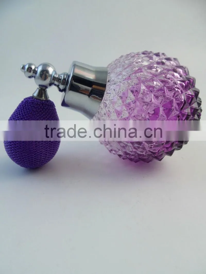 100ml refillable spray parfume bottle with bulb atomizer