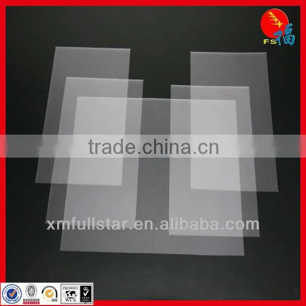 Super clear rigid PVC plastic film