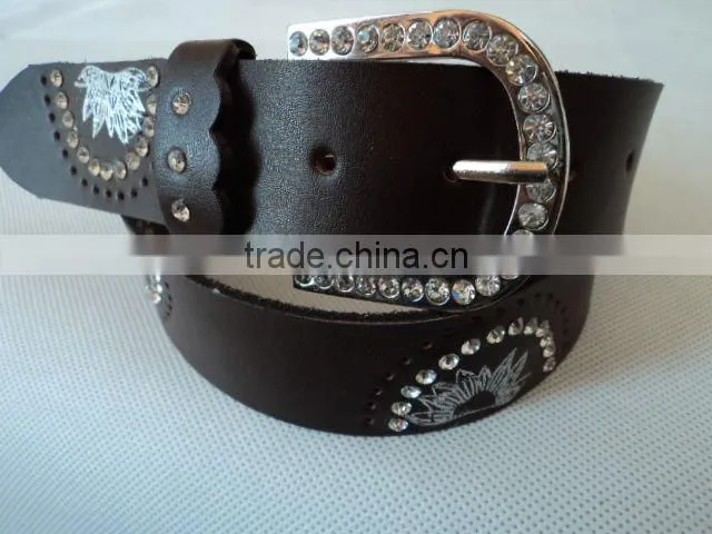 Genuine leather belt women