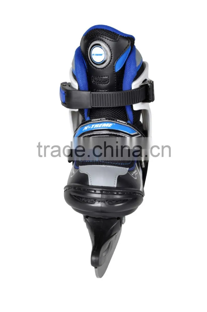 Fashion adjustable ice skate for kid , quality ice hockey with durable ice blade and buckle , kid ice hockey quality