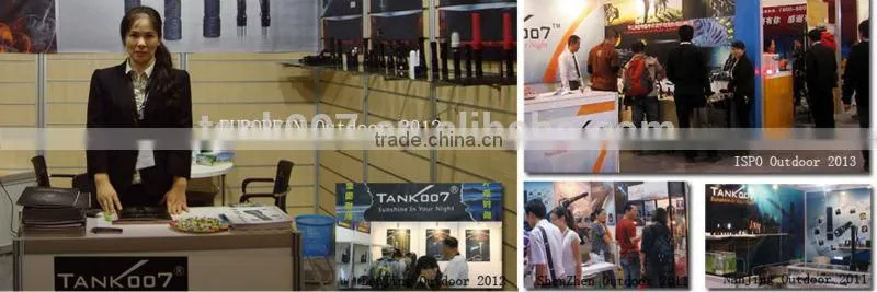 high intensity rechargeable led flashlight Tank007 TC01