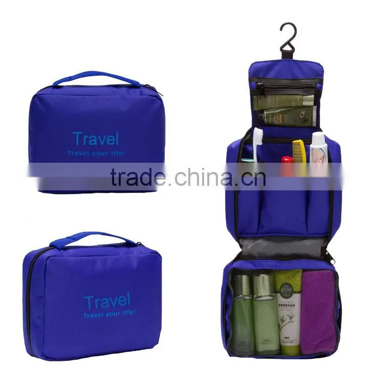 Suitcase Type Large Capacity Travel Bag Hanging Toiletry Bag