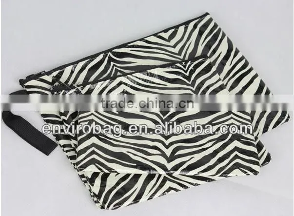 Unique pp woven zipper lock pencil case
