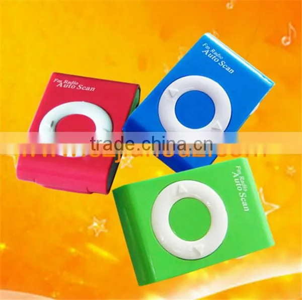 Promotional Mini FM Auto Scan Radio With Back Clip