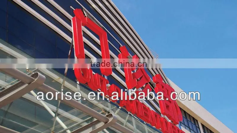 New product advertisment alphabet letter