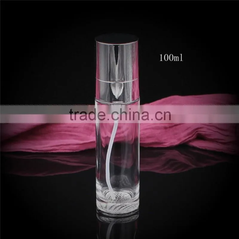 100ml glass bottle for cosmetic packaging glass lotion bottle cosmetic bottles