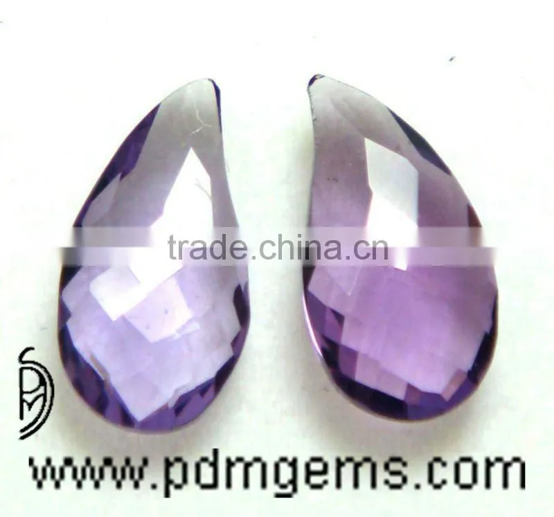 Amethyst Mango Shape Cut Faceted Lot For Diamond Ring From Manufacturer