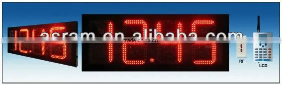 LED Time and Temperature Display sign for promotion price