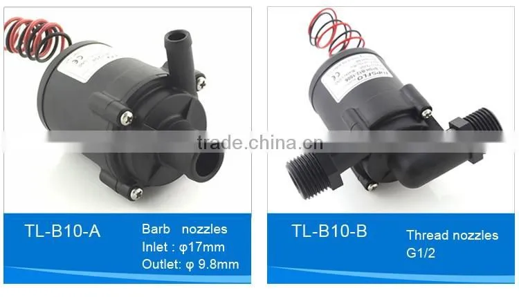 12V 24V dc brushless solar aquarium pump