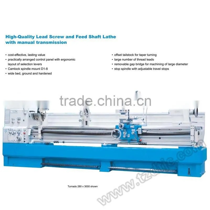 Turnado 280/1500 Lead Screw and Feed Shaft Lathe