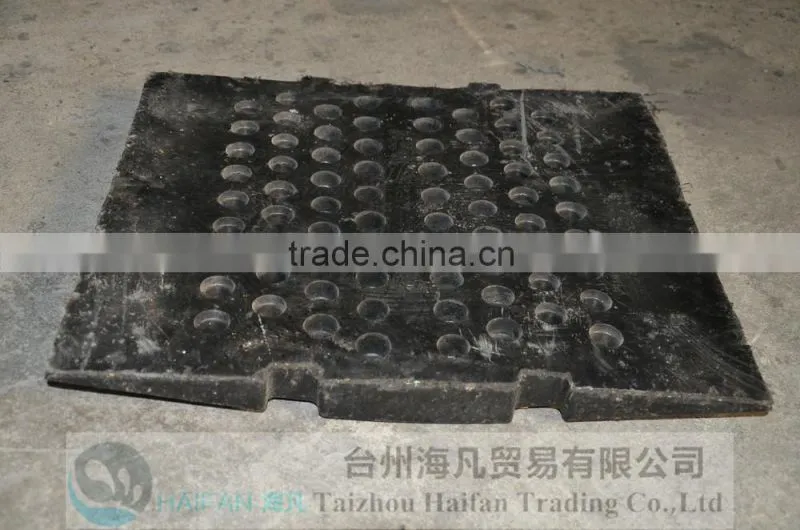 500*600*50mm Traffic Removable High Quality Speed Hump/ European standard High strength road speed bump for safety