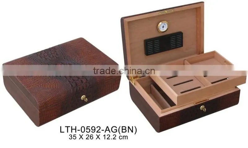 leather cigar humidor box cigar case leather
