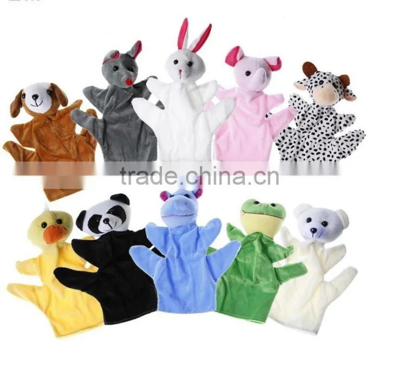 Handmade custom stuffed Panda soft stuffed plush hand puppet,Plush Panda Hand Puppet