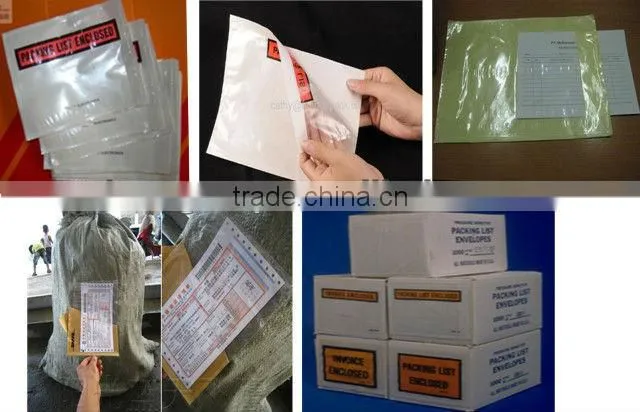 Self Adhesive Packing List Enclosed Envelope Making Machine