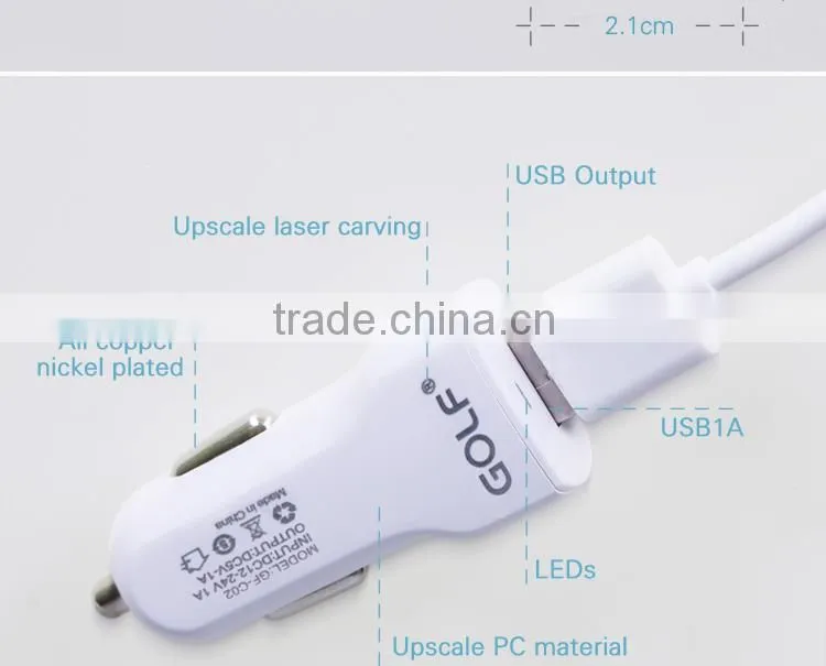 New Product Micro USB Car Charger 5V 1A For Smartphone on Alibaba China