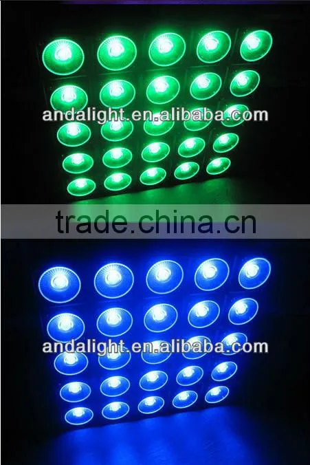 High quality LED dot matrix moudle 5x5 stage audience background lighting dmx led blinder