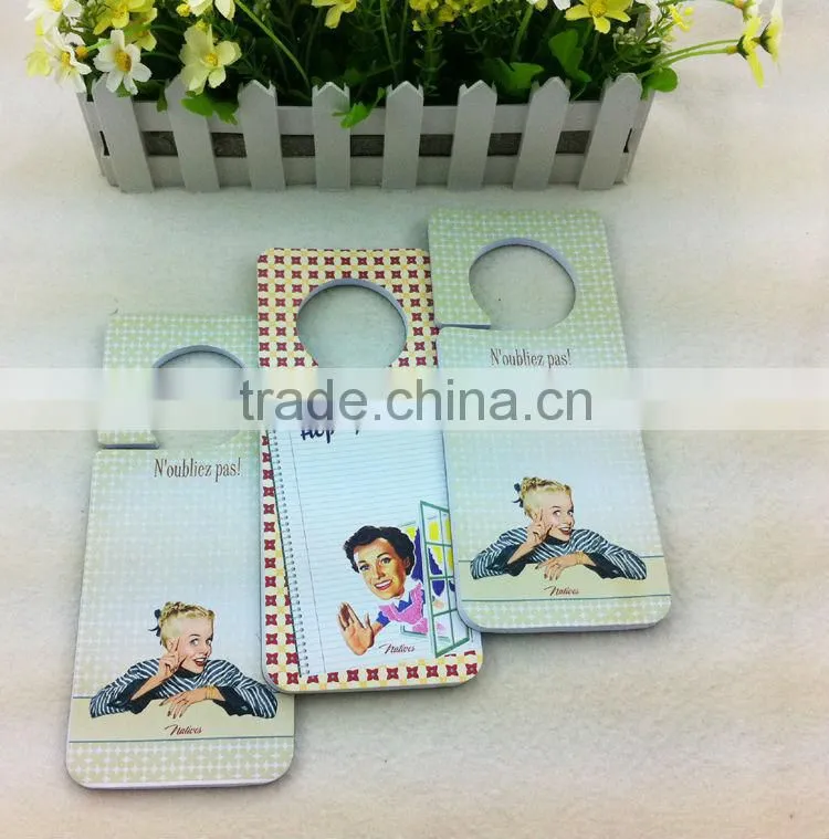 paper door hanger/door hanging sticky note