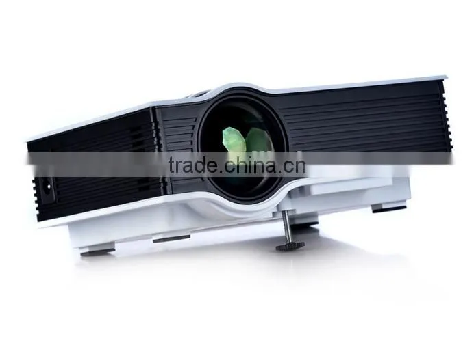 Portable Full HD 800 lumens UC40 LED Mini UNIC Projector Home Cinema Business HDMI AV SD 1080P + US/EU Plug Power Cable